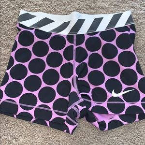 Purple Polka Dot Nike Pros!
